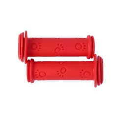 Грипсы детские 110мм, 2шт, красные. Материал: TPE   / Chi110TPE-R / уп 200