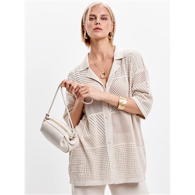 Рубашка ELODIE, Жемчужный