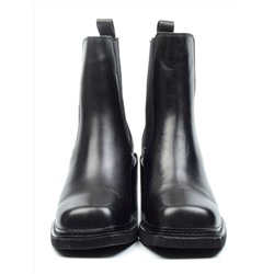 04-E21W-1A BLACK Ботинки зимние женские (натуральная кожа, натуральный мех)