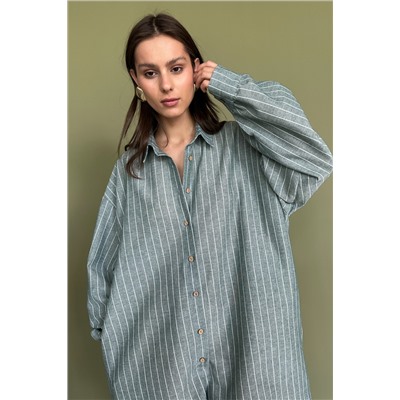 Комбинезон  MIX091/03/Зеленый, белый