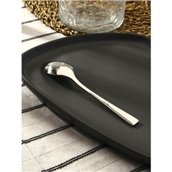 Ложка чайная Magistro «Виконт», длина 17 см, нержавеющая сталь, серебристая