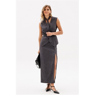 Юбка EOLA 2961.1 темно-серый_меланж