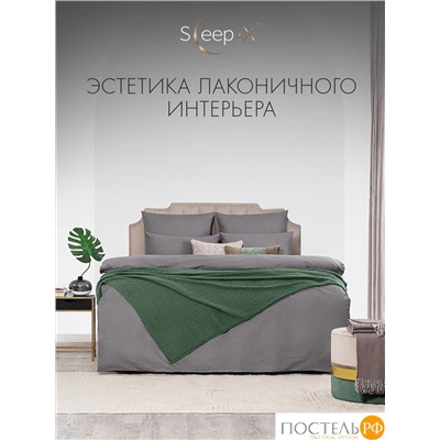 SLEEP IX САКАИ сер Пододеяльник на молнии 175х205-1, 1 пр., хл