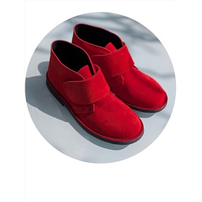 Ботинки на липучках из натуральной кожи от Ab.Zapatos 3316 New R • Fuego АКЦИЯ &##x1f525;