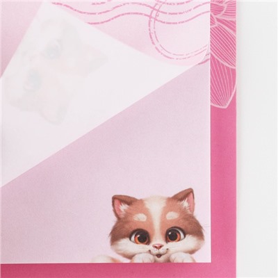 Блок бумаги 30 листов в конверте «С 8 Марта»