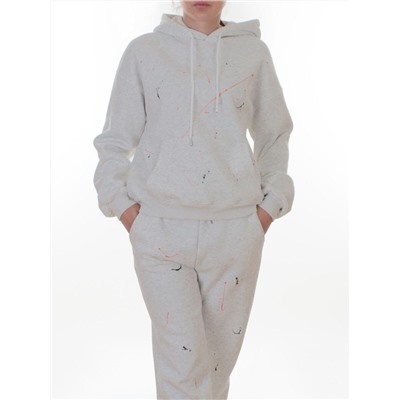 006 LT. GRAY Костюм спортивный зимний женский (95% хлопок, 5% полиэстер)