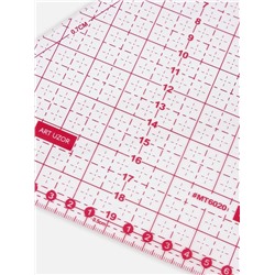 Линейка для квилтинга и пэчворка «Треугольник» 60°, 20×23×0.3 см