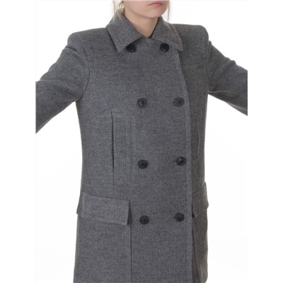 NWa0137-1 GRAY Полупальто демисезонное женское (шерсть)