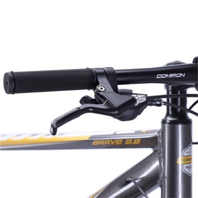 Велосипед 26" рама 15" 1х10sp COMIRON BRAVE 2.0 чёрное золото
