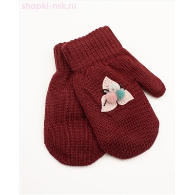 037-TMg Варежки для девочки (7-8 лет)