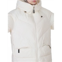 8808 MILK WHITE Куртка зимняя женская (150 гр. холлофайбер)