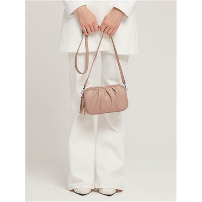 Женская кожаная сумка Richet 2919LN 757 Пудра