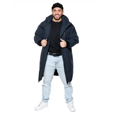 Пальто A-8816 Темно-синий