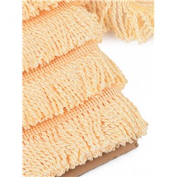 Тесьма декоративная «Бахрома» жгут, 6.5 см, 20 м±0.5, молочная