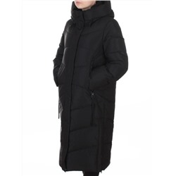 A73 BLACK Пальто зимнее женское (200 гр. холлофайбер)