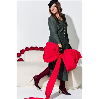 Жакет, юбка Vittoria Queen 27533 темно-зеленый