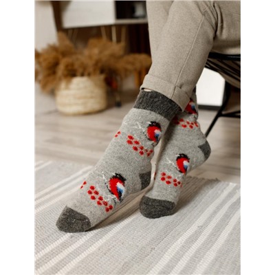 Шерстяные носки с рисунком