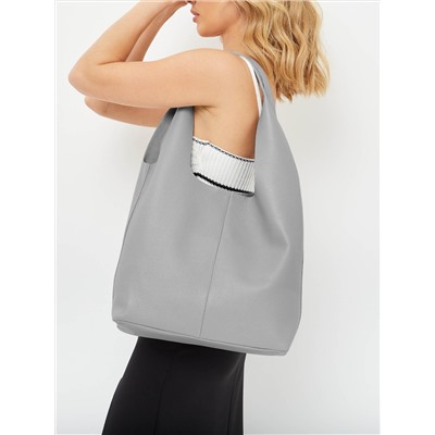 Женская кожаная сумка Richet 2903LN 830 Серый