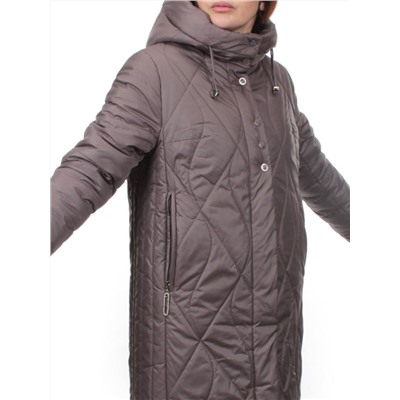 TR-2307 GRAY LILAC Пальто зимнее женское (верблюжья шерсть)