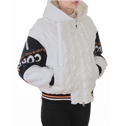 705 WHITE Куртка демисезонная женская (100 гр. синтепон)