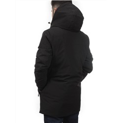 2182 BLACK Куртка мужская зимняя облегченная (130 гр. холлофайбер)