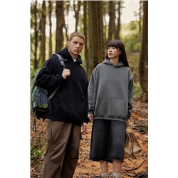 Худи 3х нитка внутри флис 886 синий