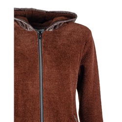 Пальто женское комбинированное 252108, размер 50-60