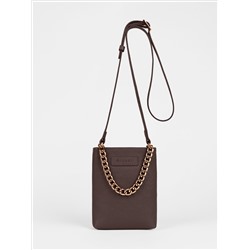 Женская кожаная сумка Richet 3258LG 804 Коричневый