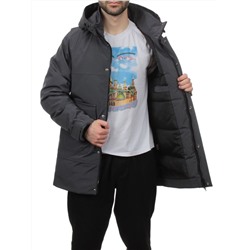 8897 DK. GRAY Куртка мужская зимняя облегченная (130 гр. холлофайбер)