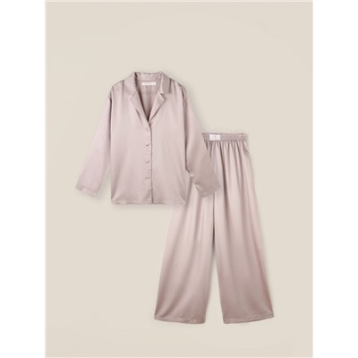 Пижама женская (рубашка, брюки) SL HOME Tensel Home, пудровая