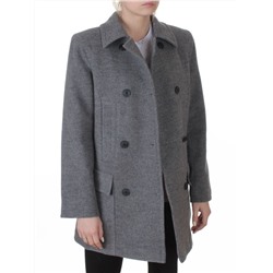 NWa0137-1 GRAY Полупальто демисезонное женское (шерсть)
