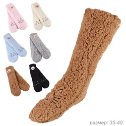 Носки женские флисовые р. 35-40 / MNZ-15 /уп 6/ (Белый)