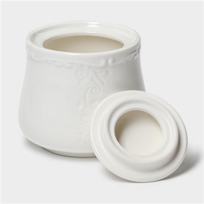 Сахарница Magistro Kingdom, 250 мл, фарфор, белая