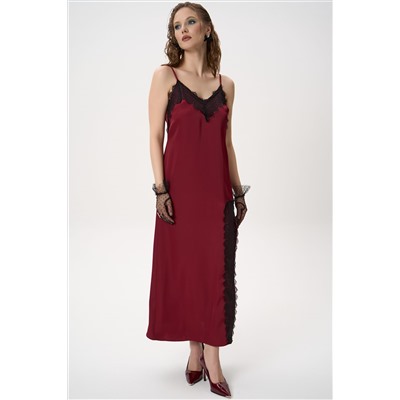 Платье – сорочка (бордовый)