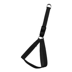 Шлейка «Комфорт» комбинированная, 2 см, ОШ 38-55 см, ОГ 40-60 см, чёрная