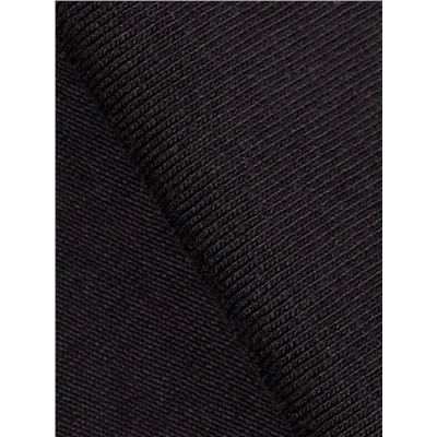 Фуфайка (футболка) с длинным рукавом+Брюки (легинсы), Black