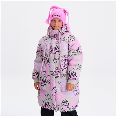 GZFH3379 пальто для девочек (1 шт в кор.)