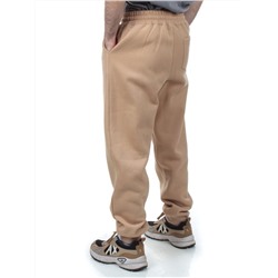 M047 BEIGE Брюки спортивные мужские (85% хлопок, 10% полиэстер, 5% спандекс)