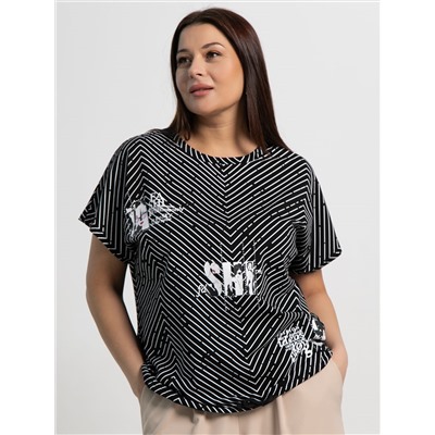 Блуза Ханна (черная) Б15461-20М