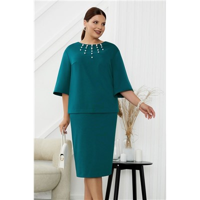 Lissana 4825 изумруд, Юбка,  Джемпер