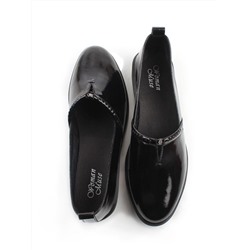 06-M17-5 BLACK Туфли женские (натуральная кожа)