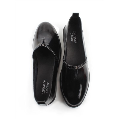 06-M17-5 BLACK Туфли женские (натуральная кожа)