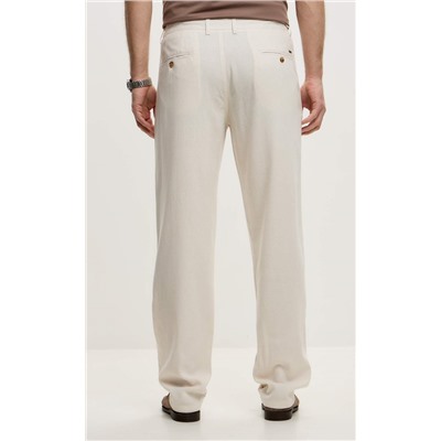Брюки лен F511-0855 natural linen