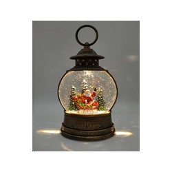 Светильник настольный новогодний 12х7,5х24 см / NG206-17 /уп 12/ музыкальный