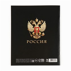 Тетрадь в линейку, предметная, 36 л.,на скрепке, блок №1«Россия. Литература»