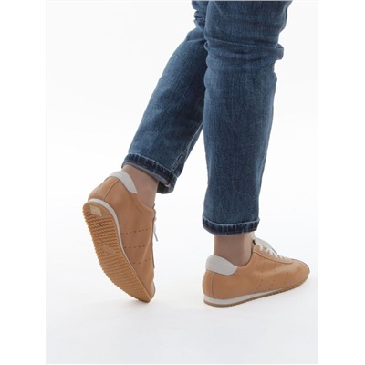 03-908396-5 DK. BEIGE Кеды женские (натуральная кожа)