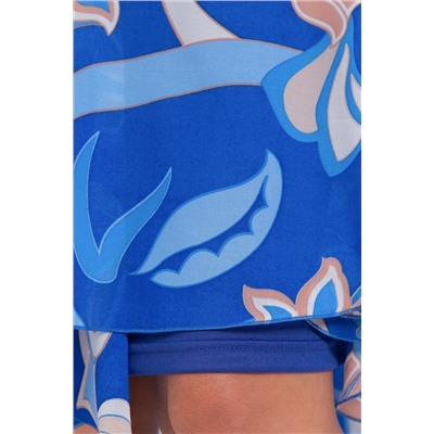 Платье шифоновое с принтом