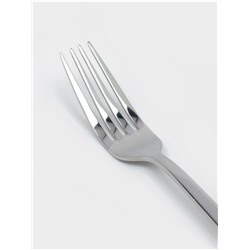 Набор вилок столовых Magistro Flow, 21 см, 6 шт., толщина 3 мм, нержавеющая сталь, серебристый