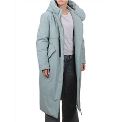H269 BLUE Пальто зимнее женское (170 гр. холлофайбер)
