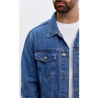 Куртка джинс P011-1336Rus middle blue